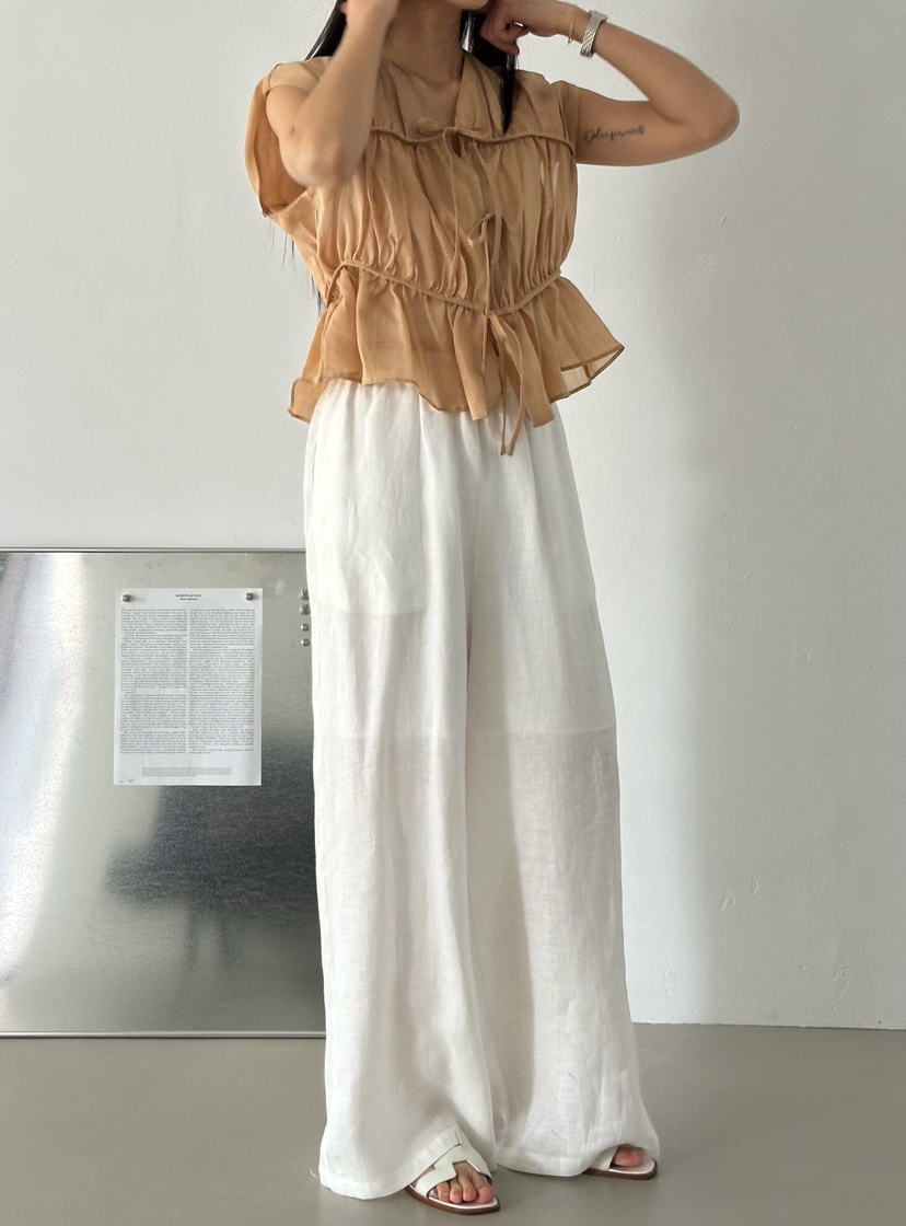 LE VASE韓國東大門代購女裝新款職業休閑熱賣襯衫蕾絲衫LE VASE襯衫/蕾絲衫