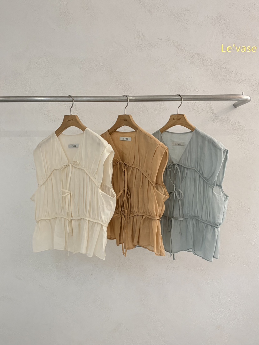 LE VASE韓國東大門代購女裝新款職業休閑熱賣襯衫蕾絲衫LE VASE襯衫/蕾絲衫