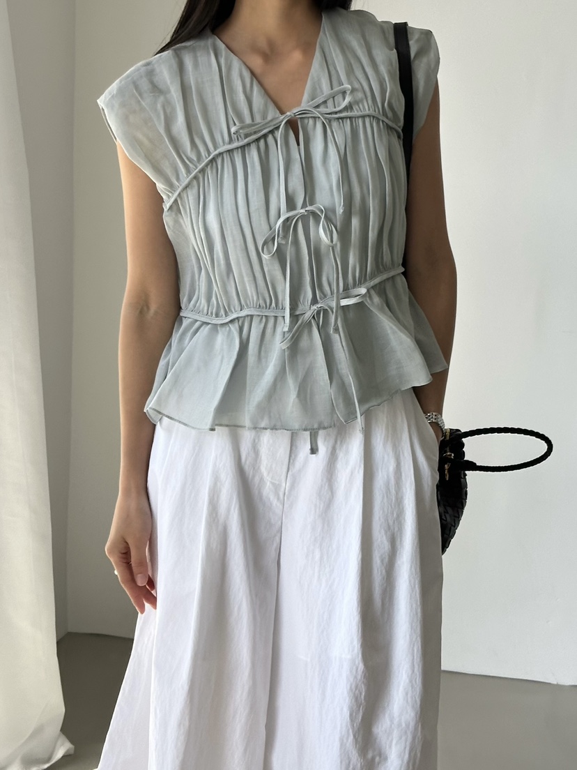 LE VASE韓國東大門代購女裝新款職業休閑熱賣襯衫蕾絲衫LE VASE襯衫/蕾絲衫圖色2