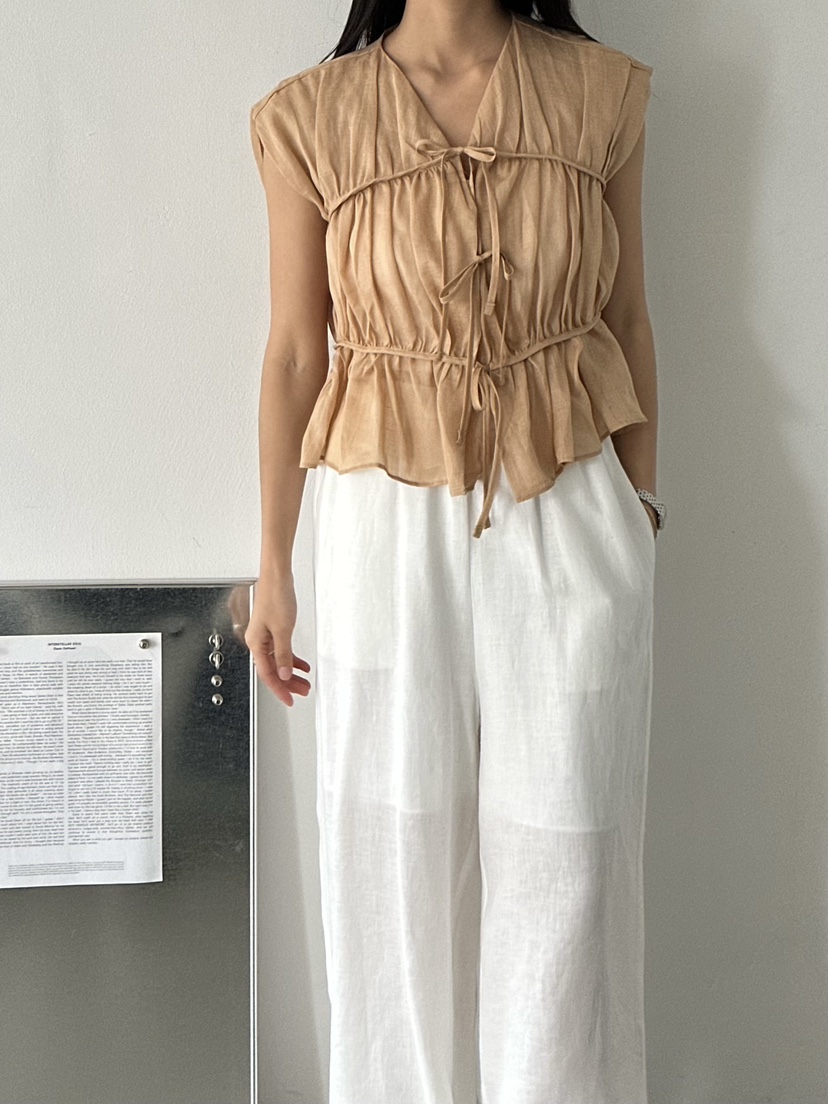 LE VASE韓國東大門代購女裝新款職業休閑熱賣襯衫蕾絲衫LE VASE襯衫/蕾絲衫圖色3