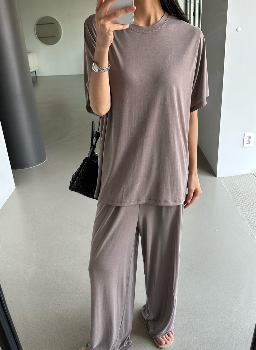 LE VASE韓國代購女士新款人氣26夏季推薦休閑職業休閑褲LE VASE休閑褲