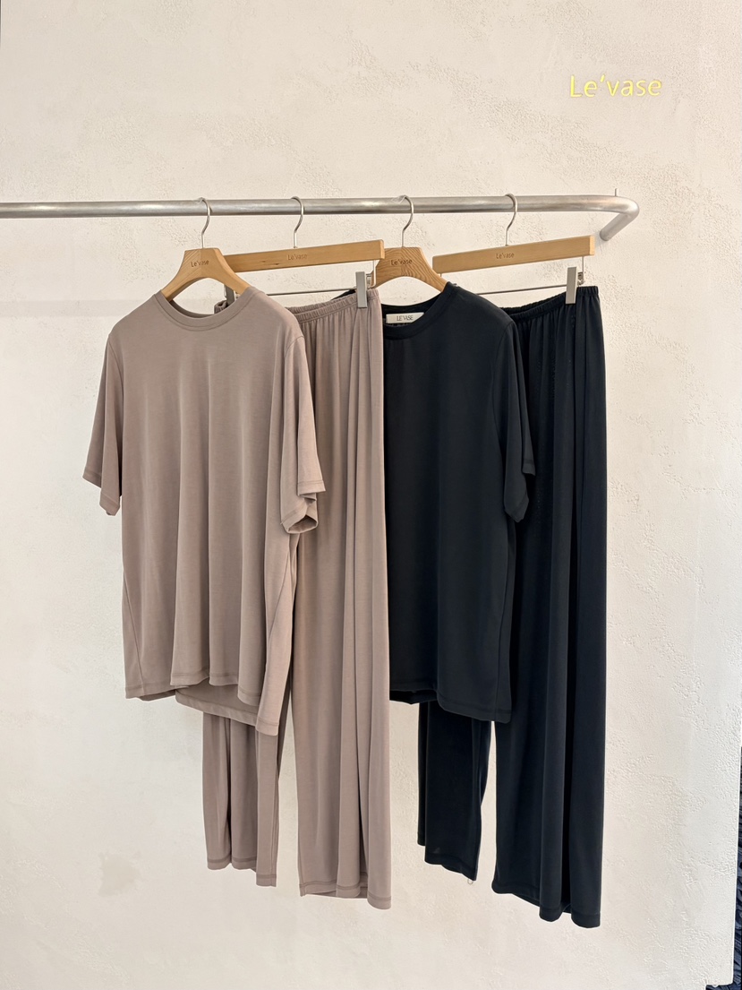 LE VASE韓國代購女士新款人氣26夏季推薦休閑職業休閑褲LE VASE休閑褲