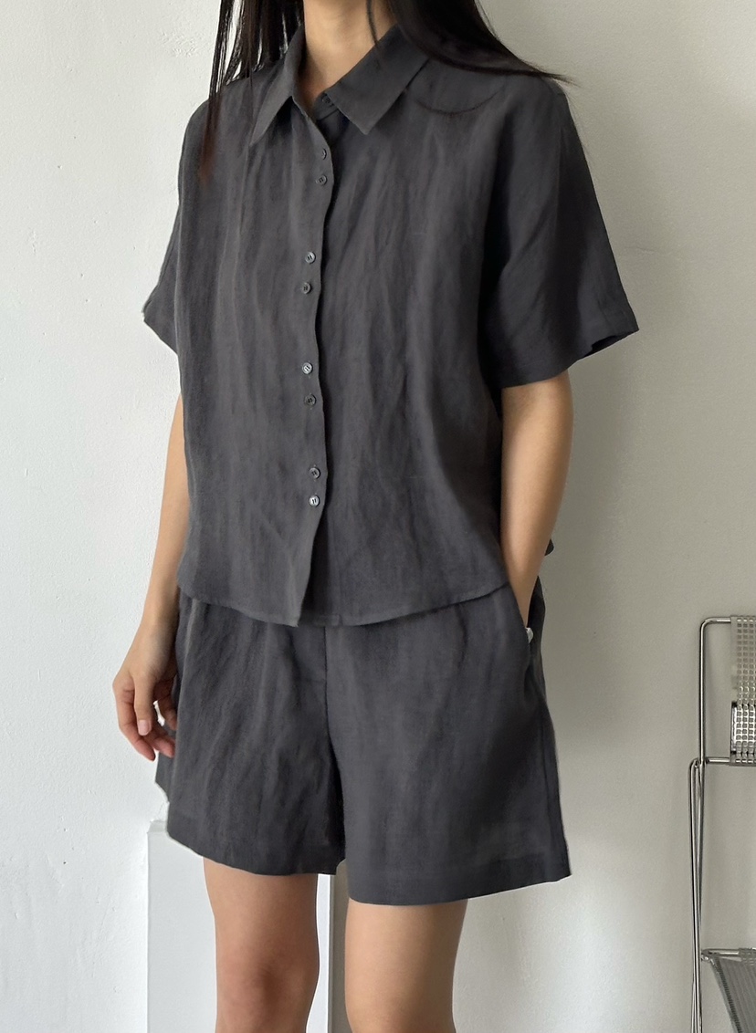 LE VASE韓國直郵女士新品時尚26春夏26夏季人氣襯衫蕾絲衫LE VASE襯衫/蕾絲衫