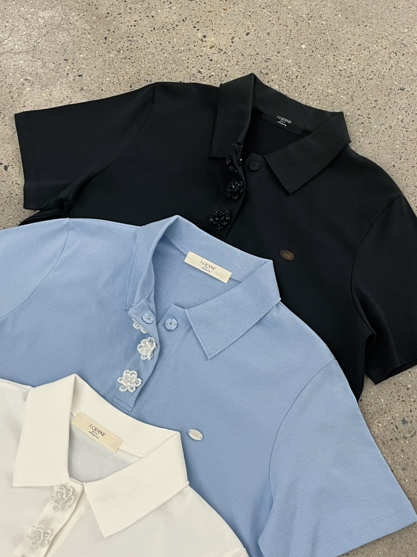 J CRANE-A韓國東大門代購女士新款26夏季時尚人氣26春夏T恤J CRANET恤