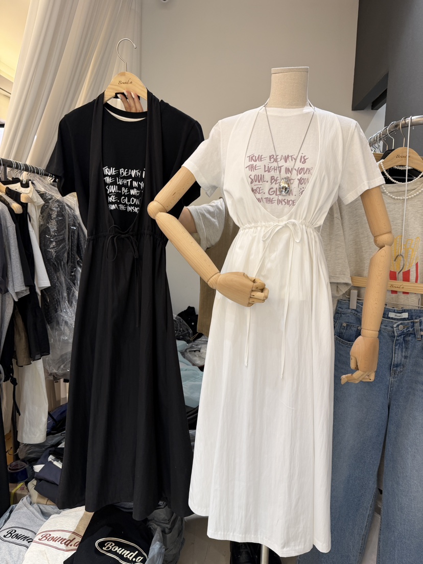 BOUND.A韓國代購女裝新款職業時尚熱賣26春夏連衣裙不含內搭BOUND.A連衣裙