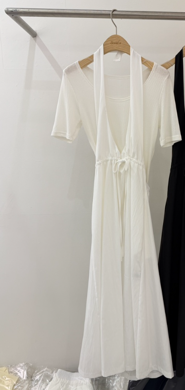 BOUND.A韓國代購女裝新款職業時尚熱賣26春夏連衣裙不含內搭BOUND.A連衣裙圖色1