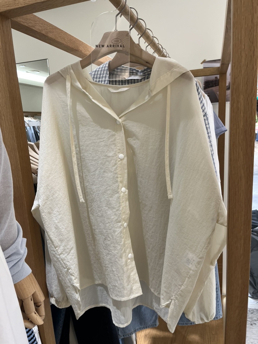 TIZZI韓國代購女裝新品26夏季休閑26春夏推薦時尚襯衫蕾絲衫TIZZI襯衫/蕾絲衫圖色1