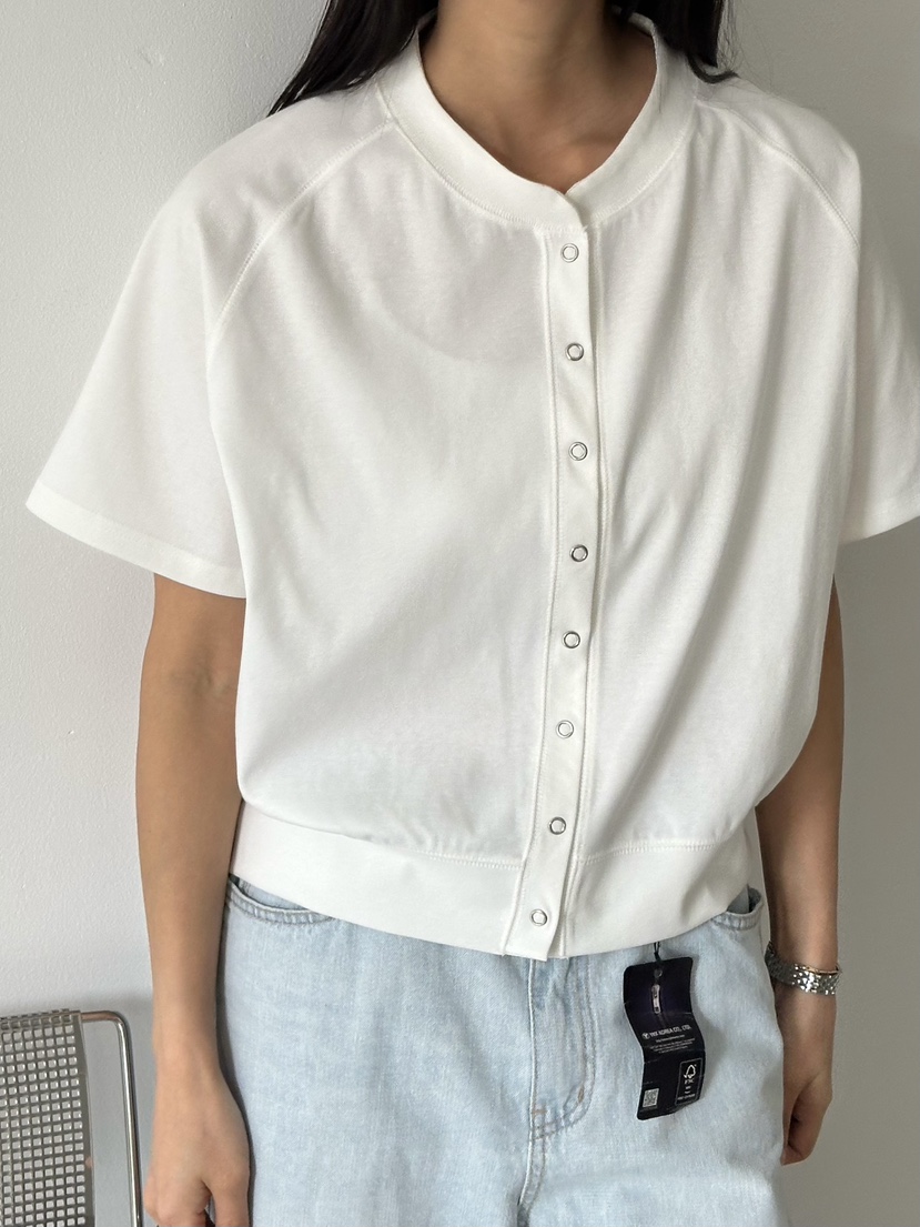 LE VASE東大門實拍韓國女士新款人氣休閑職業26春夏T恤開衫LE VASET恤