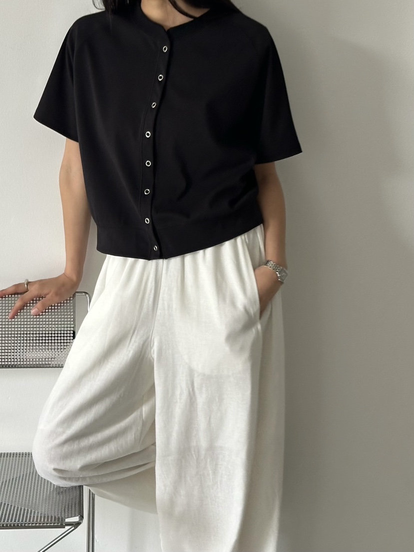 LE VASE東大門實拍韓國女士新款人氣休閑職業26春夏T恤開衫LE VASET恤