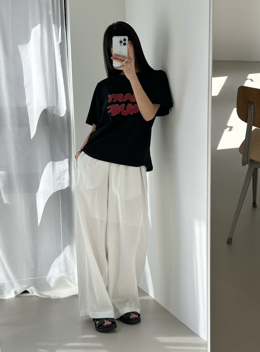 LE VASE東大門實拍韓國女士新品時尚休閑人氣26夏季熱賣T恤LE VASET恤