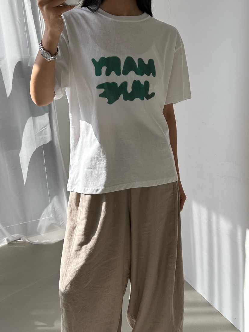 LE VASE東大門實拍韓國女士新品時尚休閑人氣26夏季熱賣T恤LE VASET恤圖色2