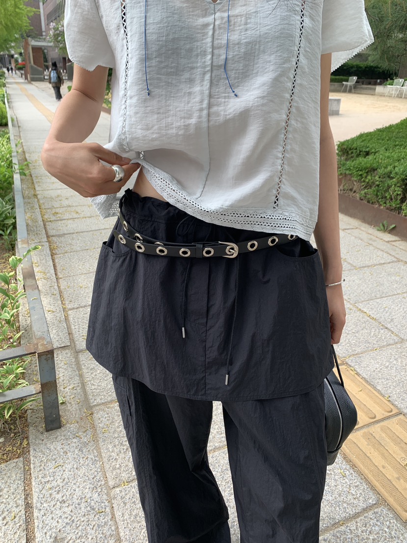 BAKING POWDER韓國東大門直郵女裝新品休閑26春夏26夏季裙褲BAKING POWDER裙褲