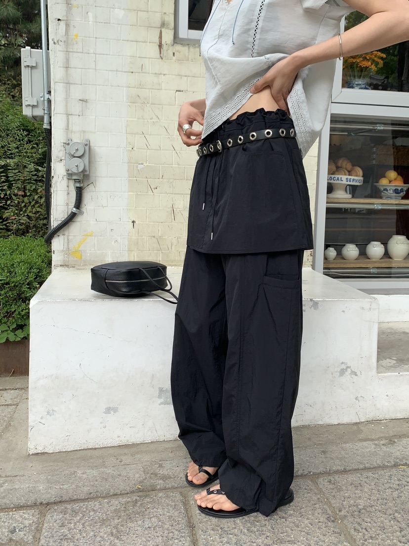 BAKING POWDER韓國東大門直郵女裝新品休閑26春夏26夏季裙褲BAKING POWDER裙褲