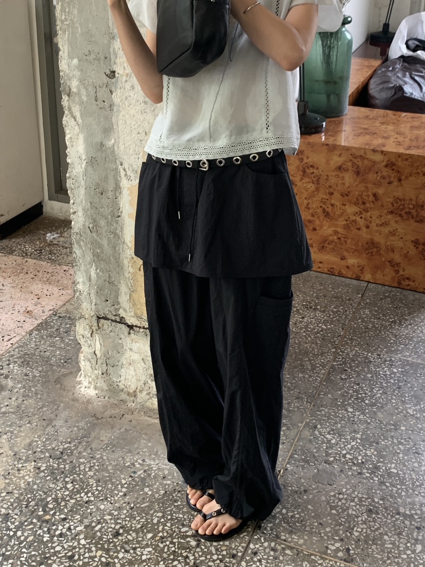 BAKING POWDER韓國東大門直郵女裝新品休閑26春夏26夏季裙褲BAKING POWDER裙褲