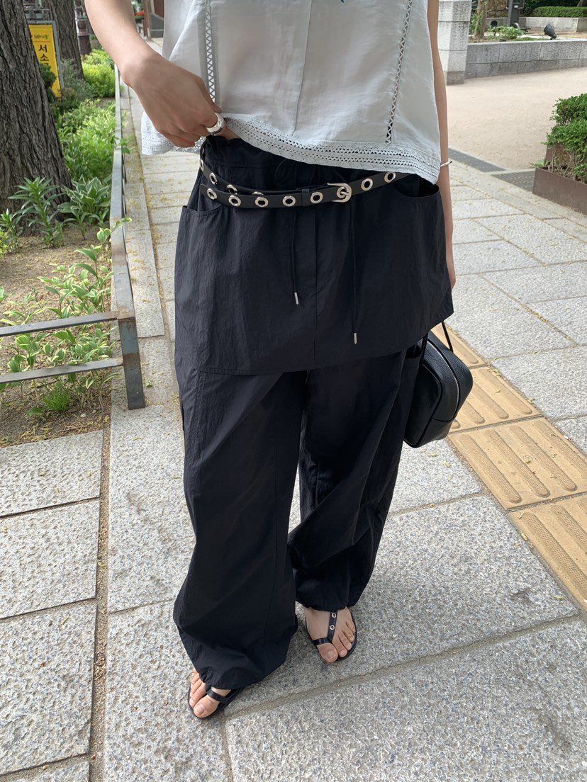 BAKING POWDER韓國東大門直郵女裝新品休閑26春夏26夏季裙褲BAKING POWDER裙褲