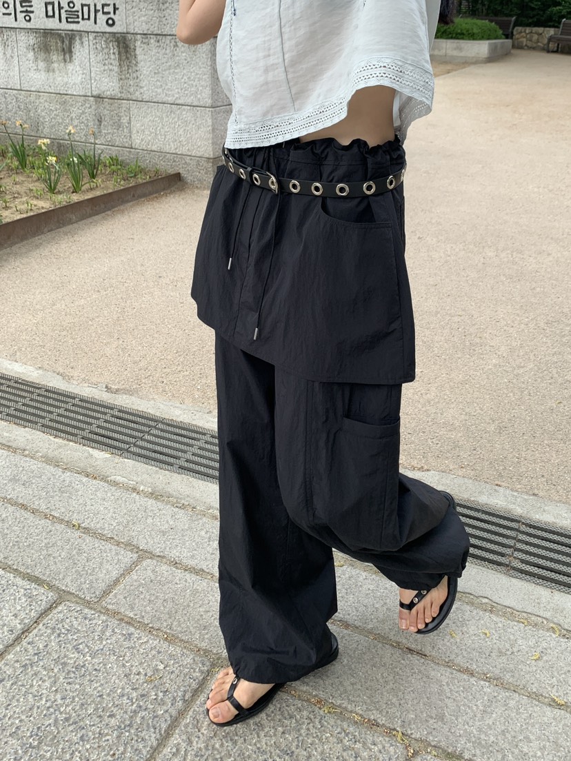 BAKING POWDER韓國東大門直郵女裝新品休閑26春夏26夏季裙褲BAKING POWDER裙褲