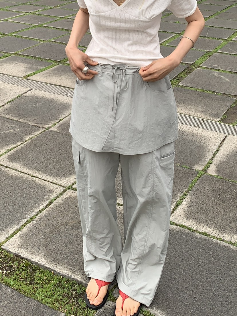 BAKING POWDER韓國東大門直郵女裝新品休閑26春夏26夏季裙褲BAKING POWDER裙褲