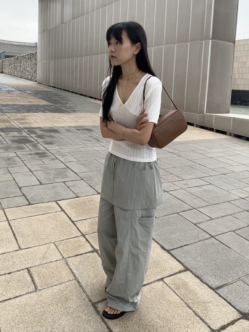 BAKING POWDER韓國東大門直郵女裝新品休閑26春夏26夏季裙褲BAKING POWDER裙褲