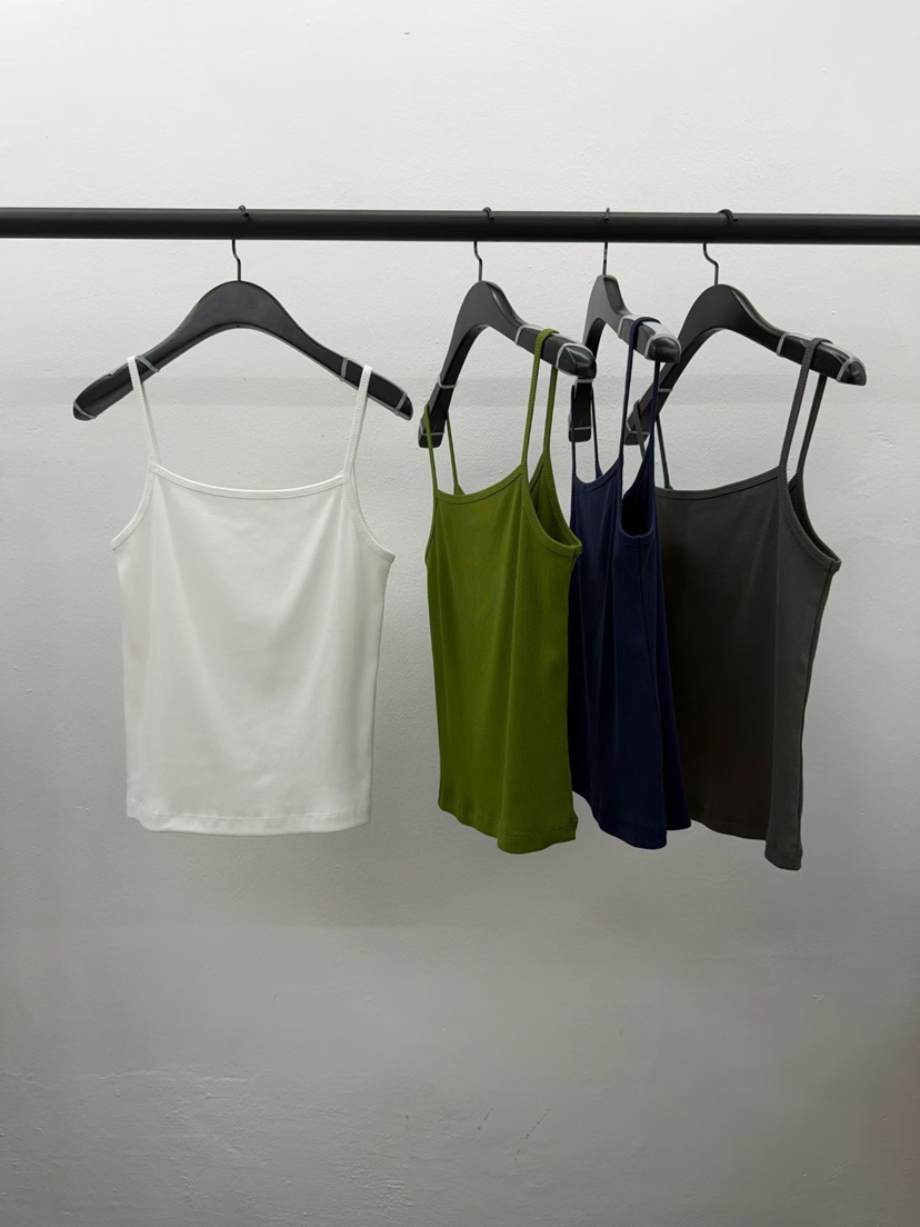 ARKIE/TAF韓國直郵女裝新品26夏季職業吊帶背心修身紐扣ARKIE/TAF吊帶/背心