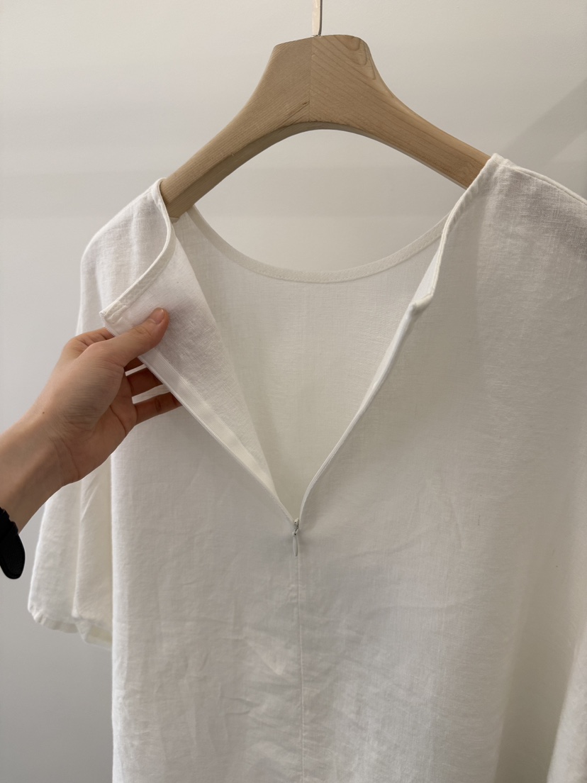 MONE-A韓國直郵女士新款26夏季26春夏休閑襯衫蕾絲衫亞麻MONE-A襯衫/蕾絲衫