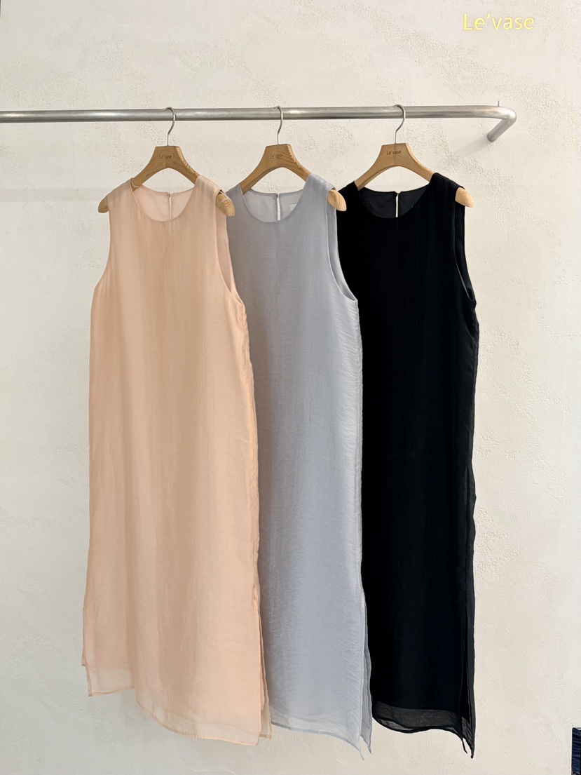 LE VASE東大門實拍韓國女裝新品26夏季熱賣休閑26春夏連衣裙LE VASE連衣裙