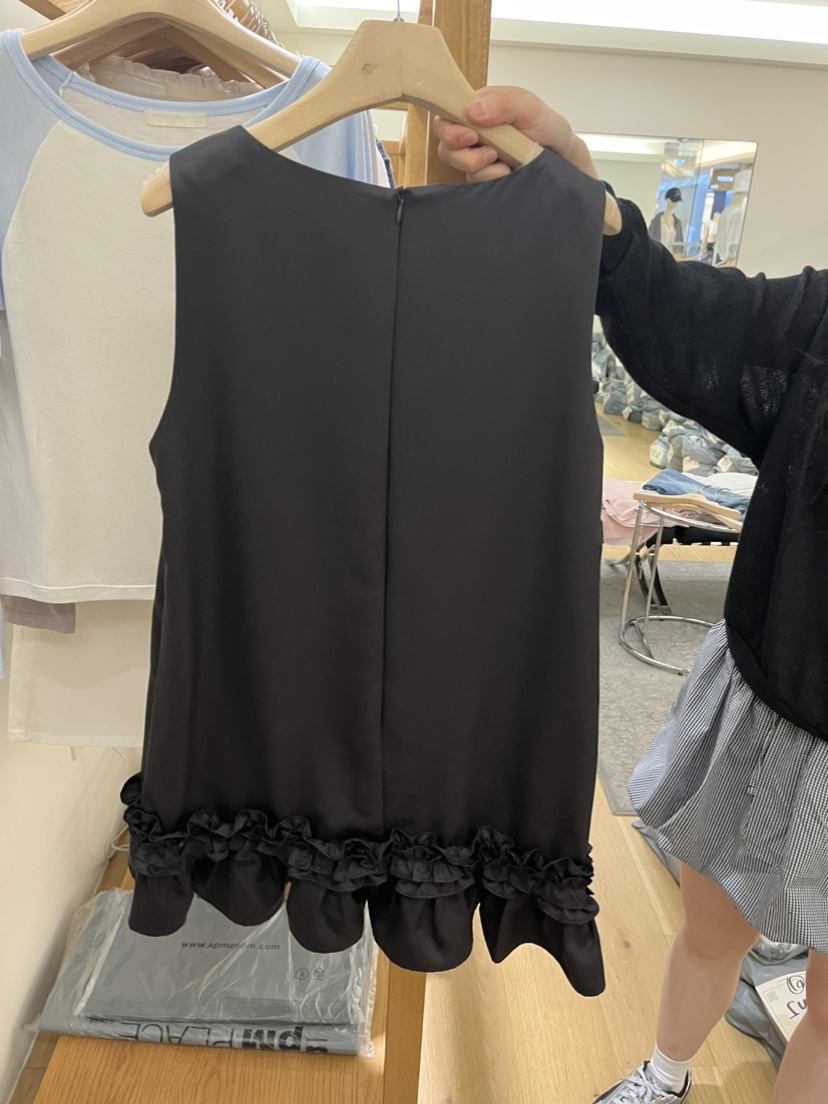 TIZZI韓國代購女士新款26春夏熱賣時尚休閑連衣裙不含內搭TIZZI連衣裙