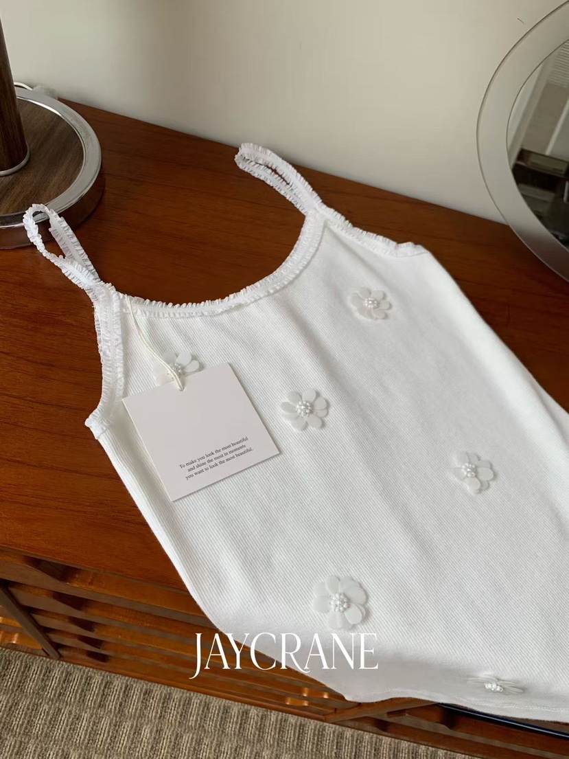 J CRANE-A韓國直郵女士新品時尚休閑推薦26春夏吊帶背心羅紋J CRANE吊帶/背心