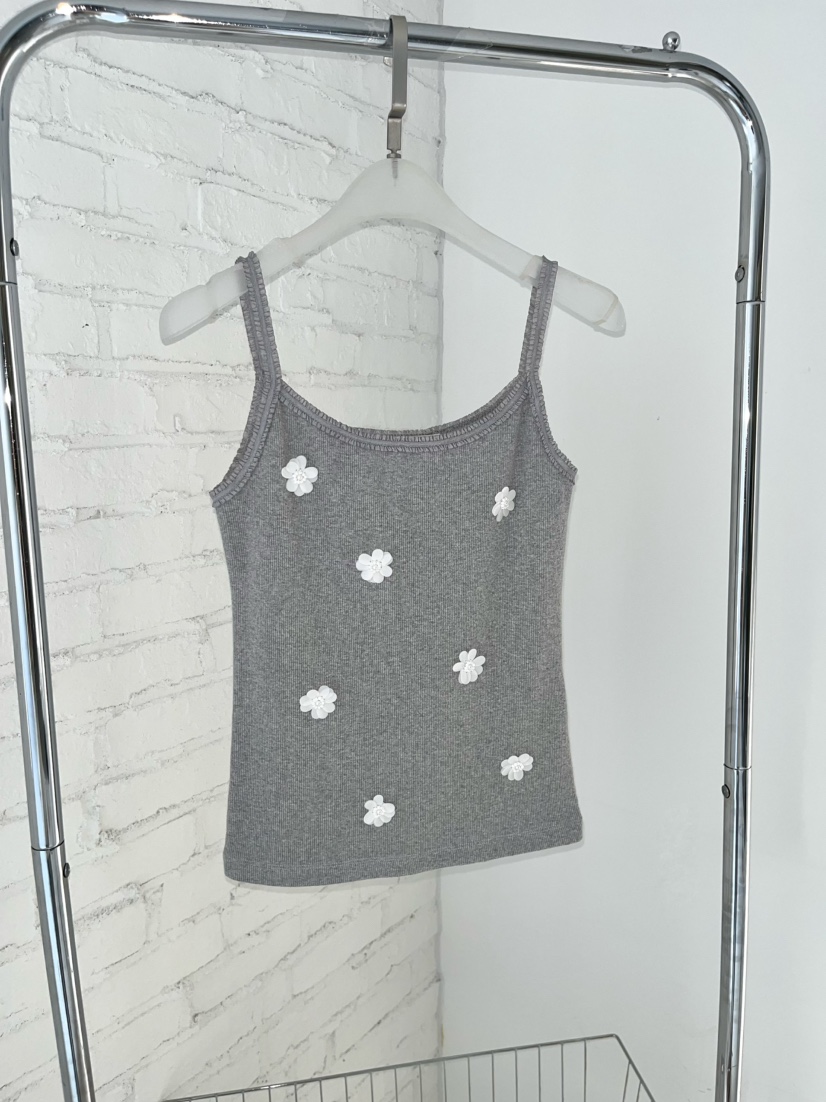 J CRANE-A韓國直郵女士新品時尚休閑推薦26春夏吊帶背心羅紋J CRANE吊帶/背心圖色3