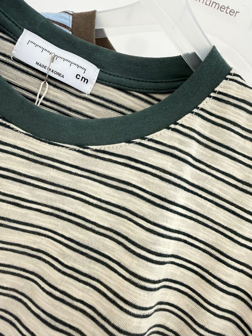 CM韓國直郵實拍女裝新款休閑熱賣時尚26春夏吊帶背心條紋CM_centimeter吊帶/背心