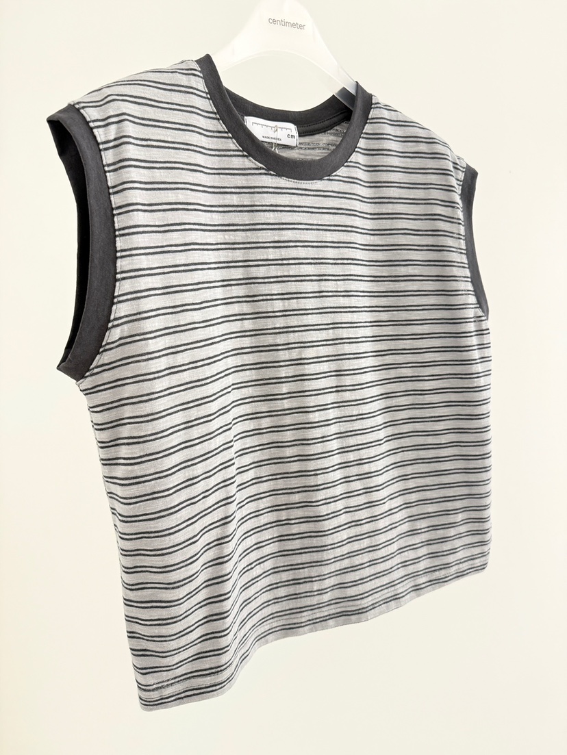 CM韓國直郵實拍女裝新款休閑熱賣時尚26春夏吊帶背心條紋CM_centimeter吊帶/背心圖色5