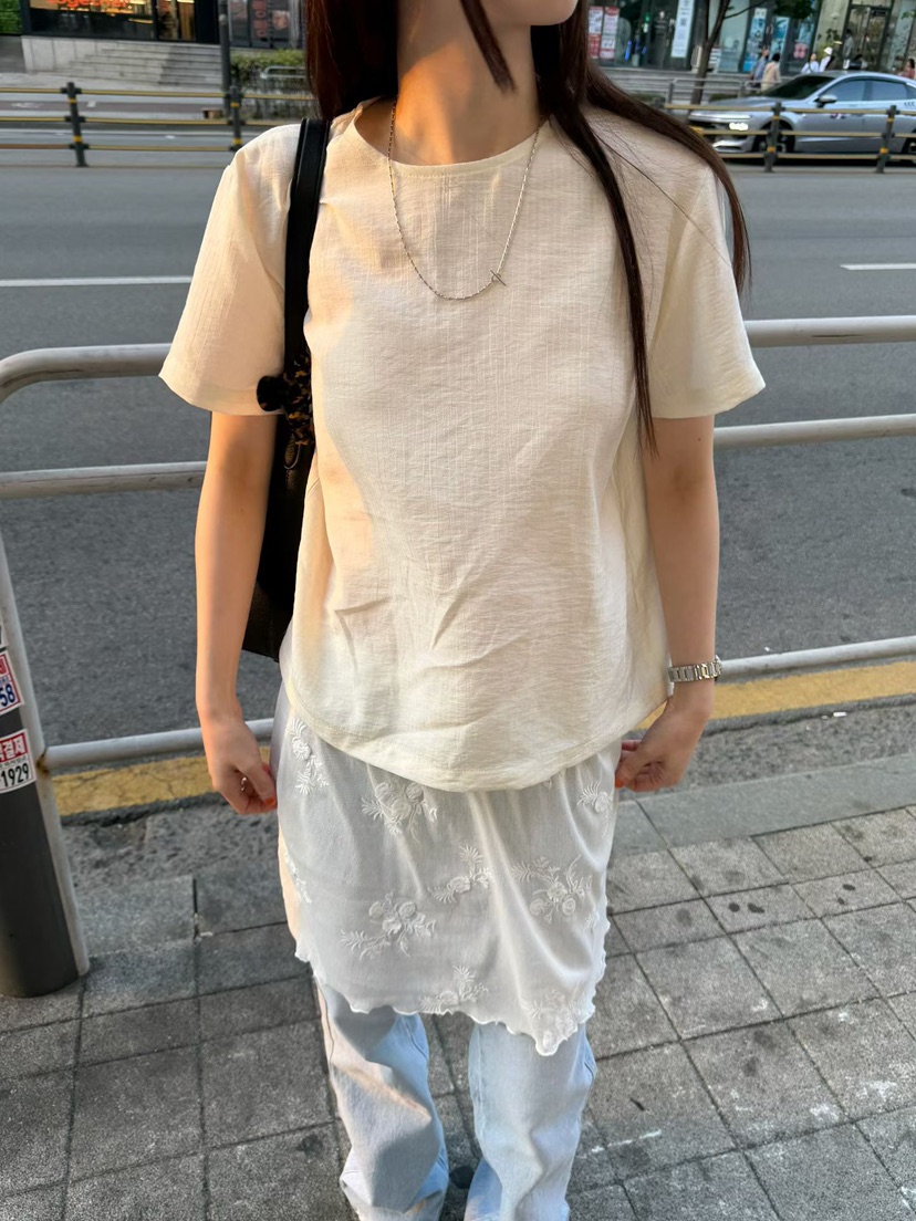 ARKIE/TAF韓國直郵女裝新款推薦休閑人氣熱賣襯衫蕾絲衫ARKIE/TAF襯衫/蕾絲衫