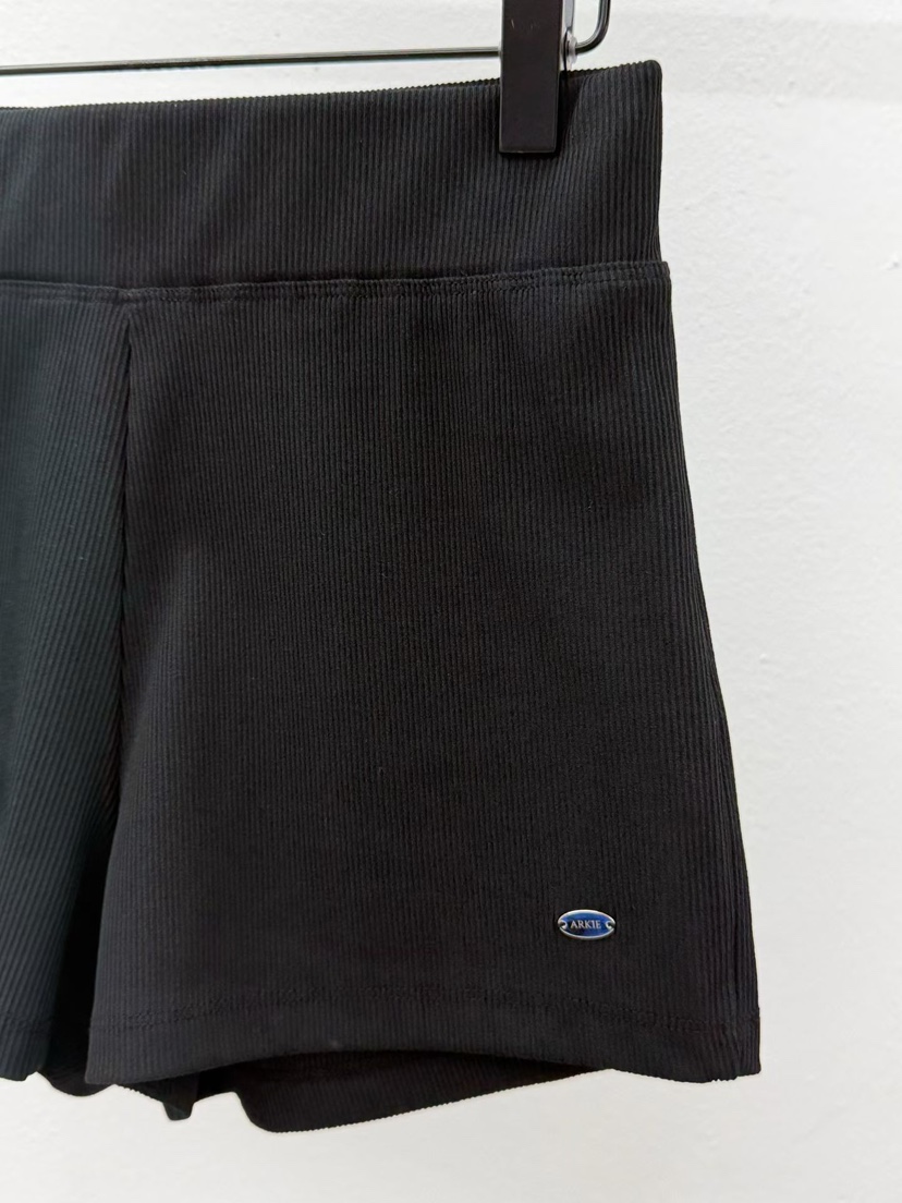 ARKIE/TAF韓國東大門代購女裝新款時尚職業人氣短褲羅紋ARKIE/TAF短褲