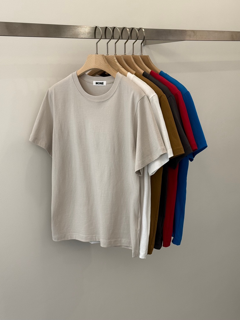 MONE-A東大門實拍韓國女士新款時尚26夏季熱賣26春夏T恤MONE-AT恤