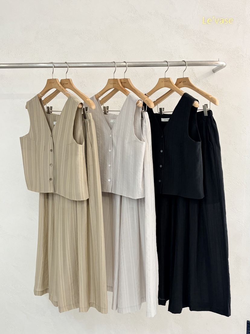 LE VASE韓國東大門直郵女士新款26夏季人氣熱賣職業休閑褲LE VASE休閑褲