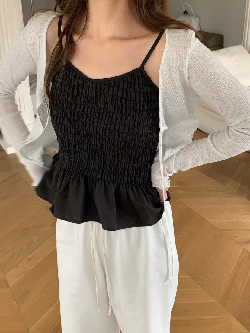 RIETTE韓國直郵女裝新款推薦人氣熱賣時尚26夏季吊帶背心RIETTE吊帶/背心