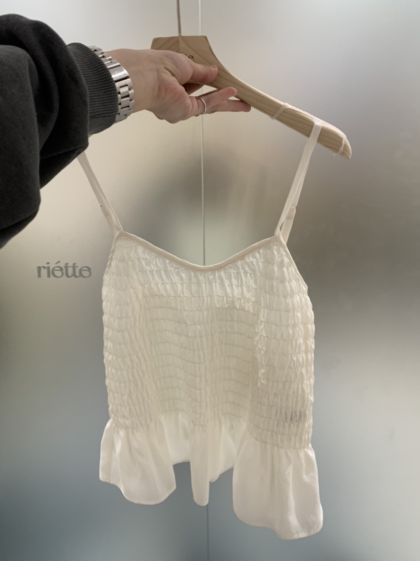 RIETTE韓國直郵女裝新款推薦人氣熱賣時尚26夏季吊帶背心RIETTE吊帶/背心圖色2