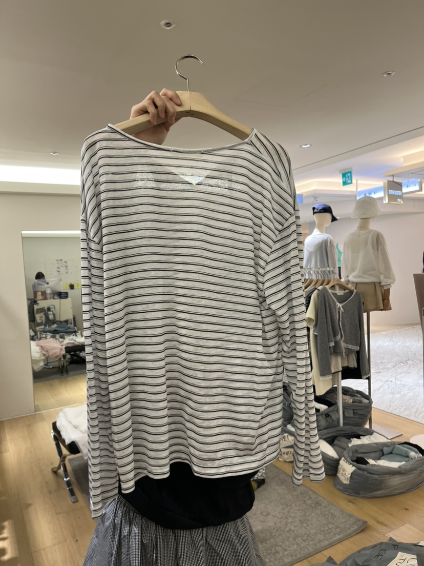 TIZZI韓國直郵實拍女士新款熱賣人氣26春夏時尚休閑長袖T恤TIZZI長袖T恤