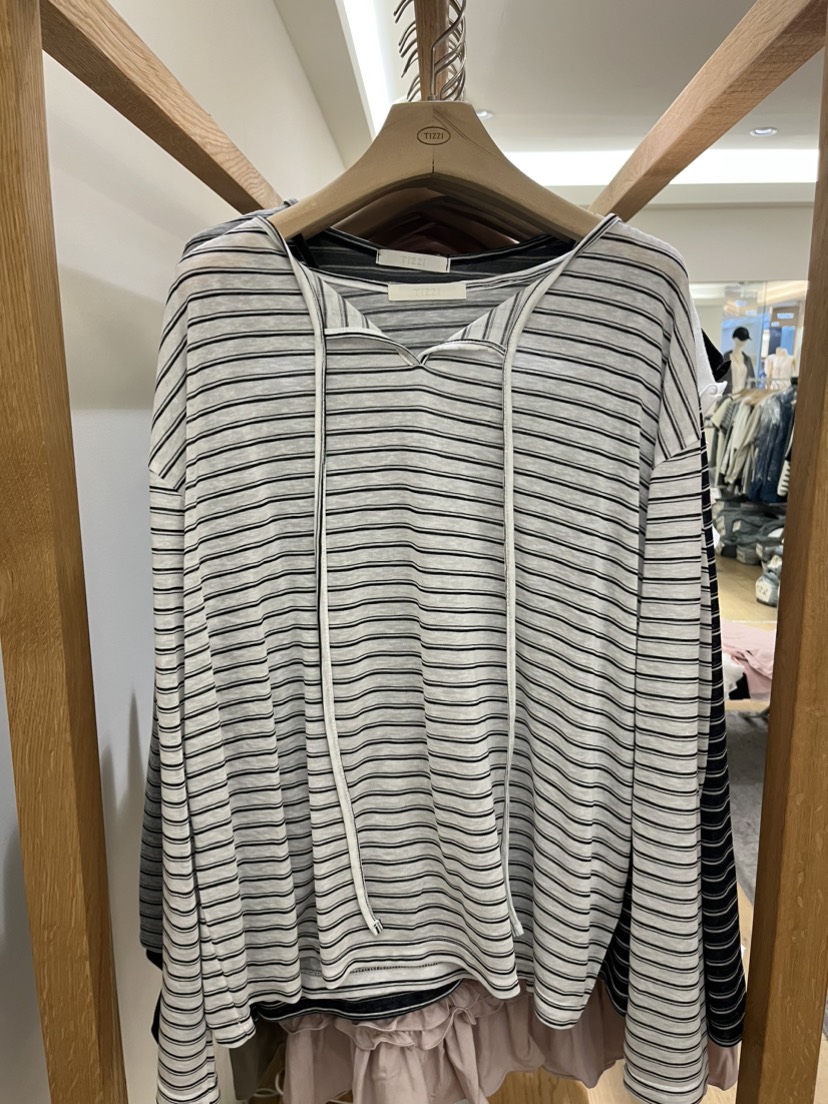 TIZZI韓國直郵實拍女士新款熱賣人氣26春夏時尚休閑長袖T恤TIZZI長袖T恤圖色3