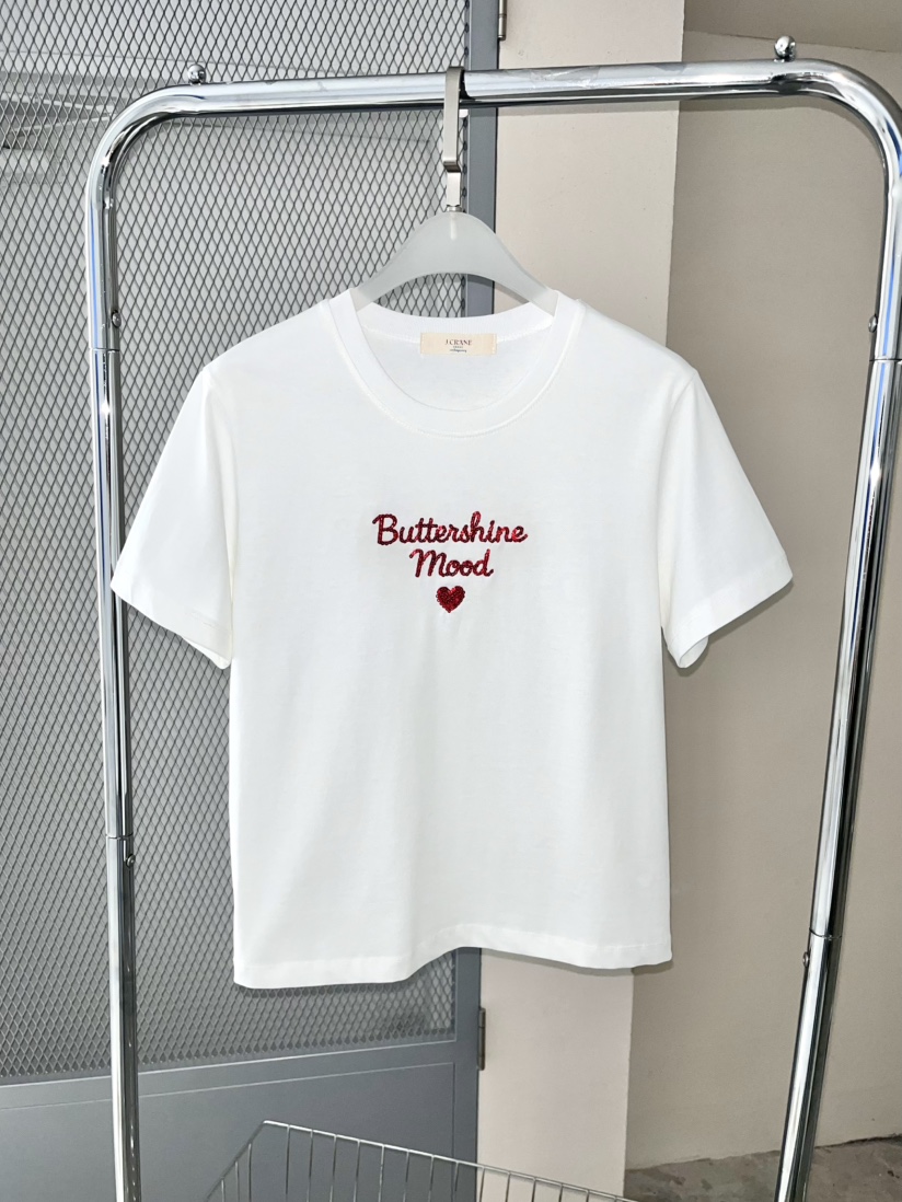 J CRANE-A韓國直郵女裝新款人氣職業推薦時尚26夏季T恤J CRANET恤圖色1