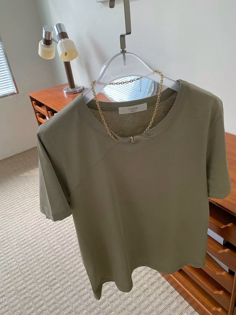 J CRANE-A韓國直郵女裝新品人氣推薦26春夏職業時尚T恤J CRANET恤圖色2