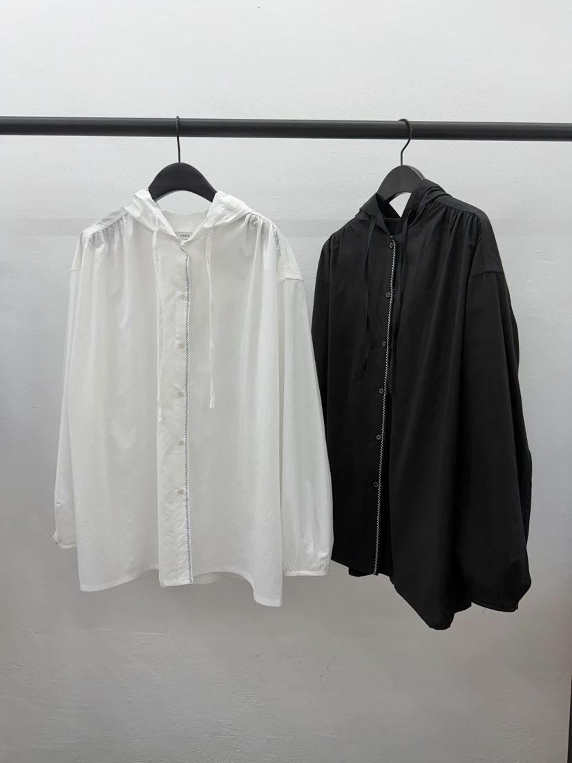 ARKIE/TAF東大門實拍韓國女士新款人氣襯衫蕾絲衫連帽衫褶皺ARKIE/TAF襯衫/蕾絲衫