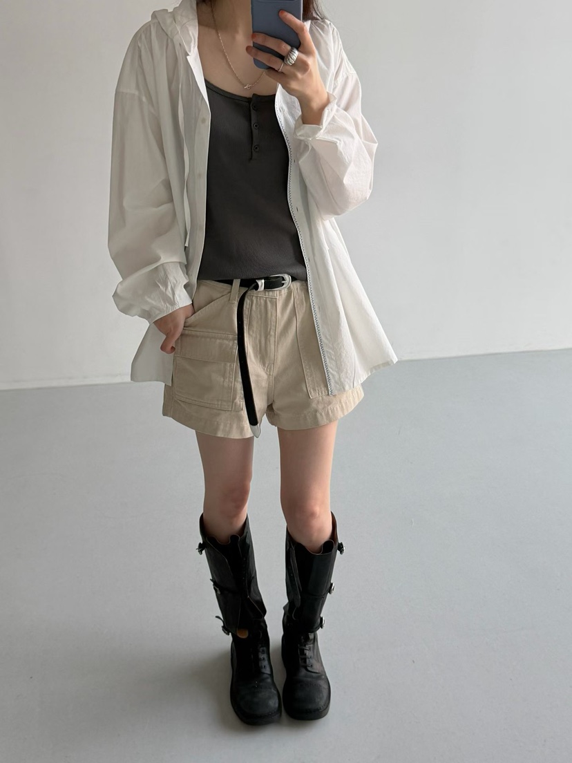 ARKIE/TAF東大門實拍韓國女士新款人氣襯衫蕾絲衫連帽衫褶皺ARKIE/TAF襯衫/蕾絲衫