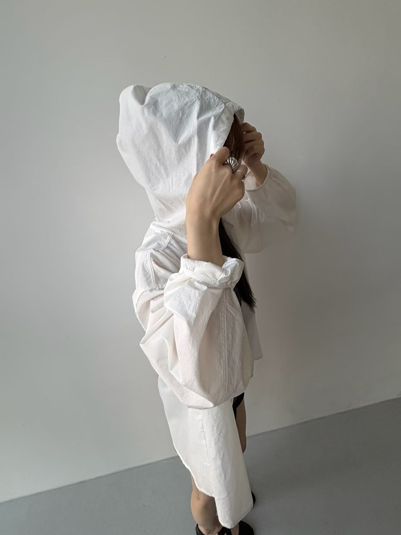 ARKIE/TAF東大門實拍韓國女士新款人氣襯衫蕾絲衫連帽衫褶皺ARKIE/TAF襯衫/蕾絲衫