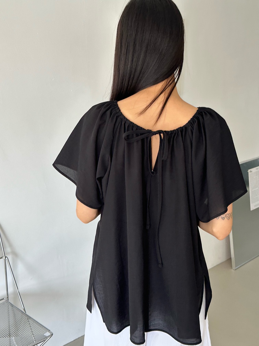 LE VASE韓國東大門直郵女士新品休閑26夏季職業襯衫蕾絲衫LE VASE襯衫/蕾絲衫