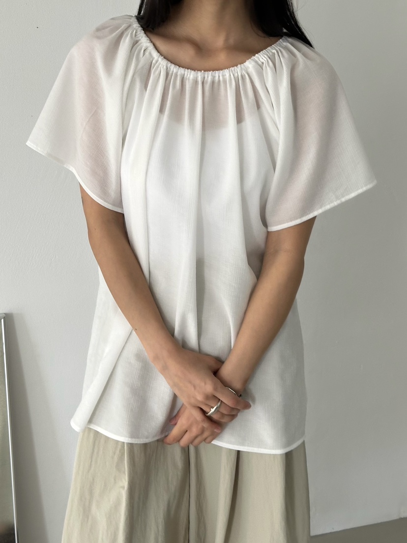 LE VASE韓國東大門直郵女士新品休閑26夏季職業襯衫蕾絲衫LE VASE襯衫/蕾絲衫