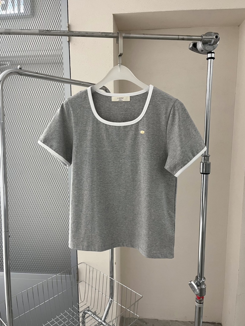 J CRANE-A韓國直郵女士新款26夏季休閑推薦時尚26春夏T恤J CRANET恤圖色1