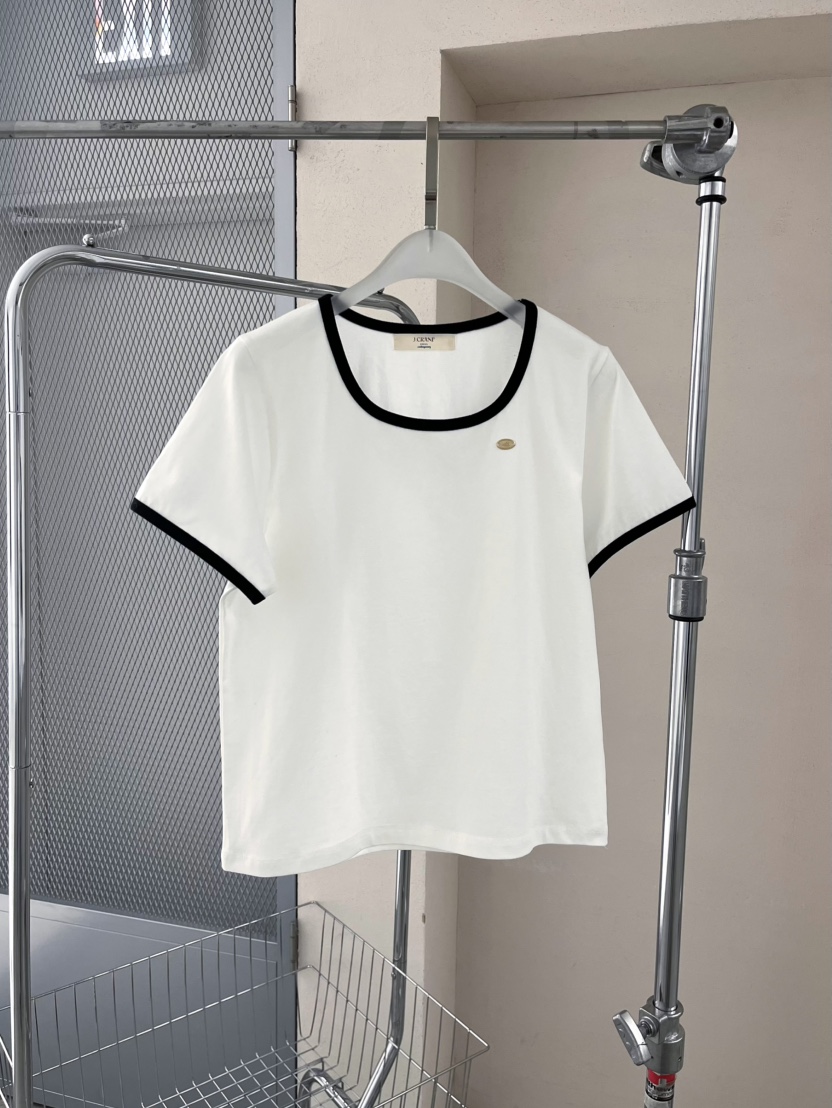 J CRANE-A韓國直郵女士新款26夏季休閑推薦時尚26春夏T恤J CRANET恤圖色2