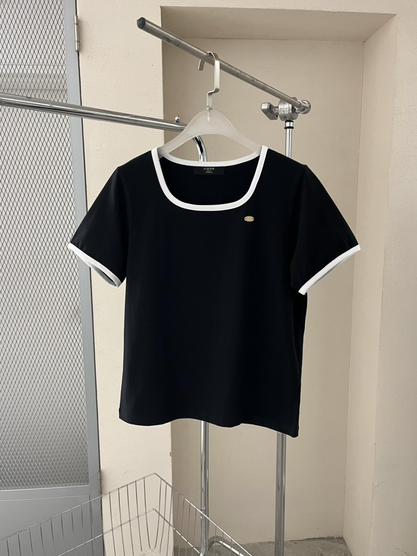 J CRANE-A韓國直郵女士新款26夏季休閑推薦時尚26春夏T恤J CRANET恤圖色4