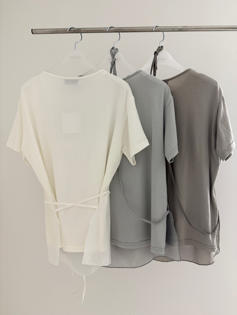 CM韓國直郵實拍女裝新品時尚熱賣人氣職業26夏季T恤假兩件CM_centimeterT恤