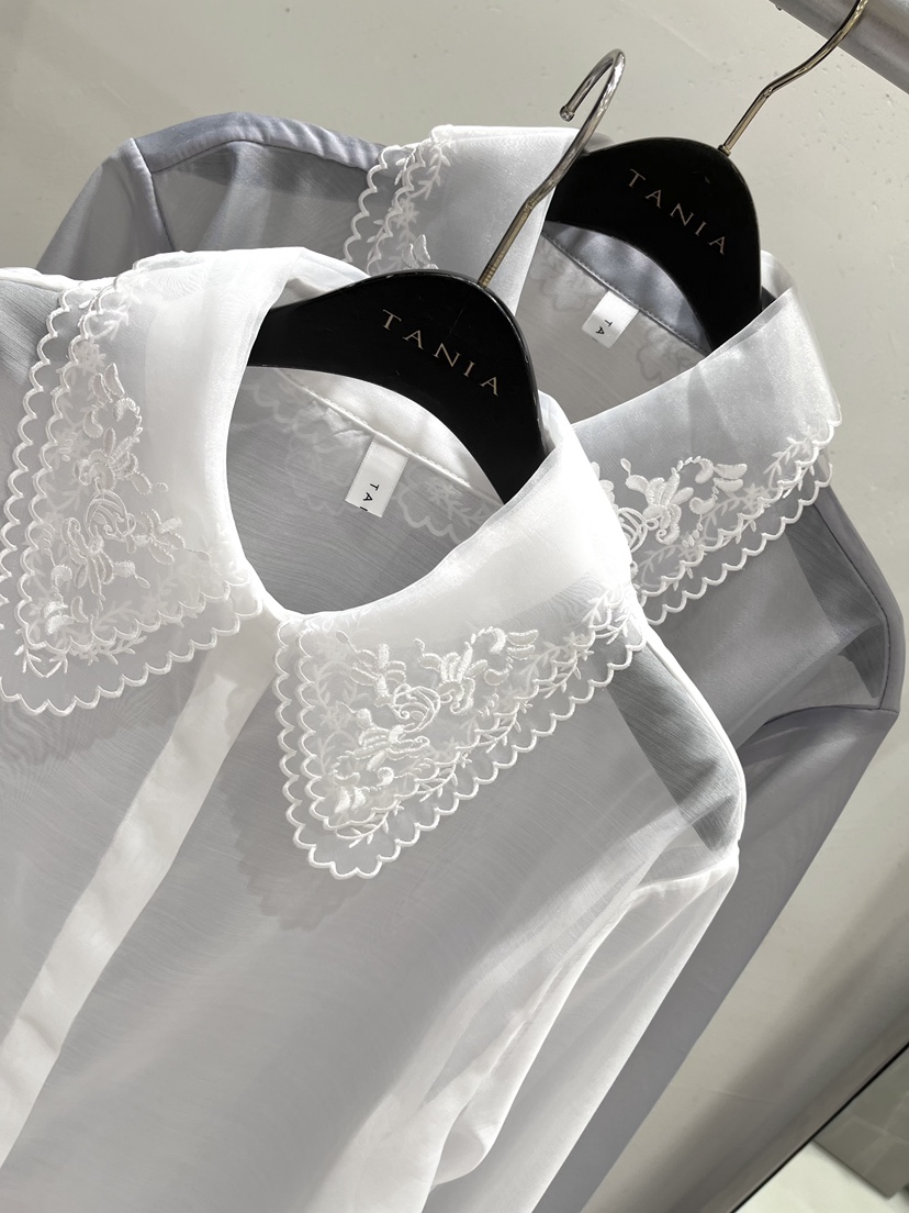 TANIA韓國直郵實拍女裝新款人氣26春夏熱賣時尚襯衫蕾絲衫TANIA襯衫/蕾絲衫